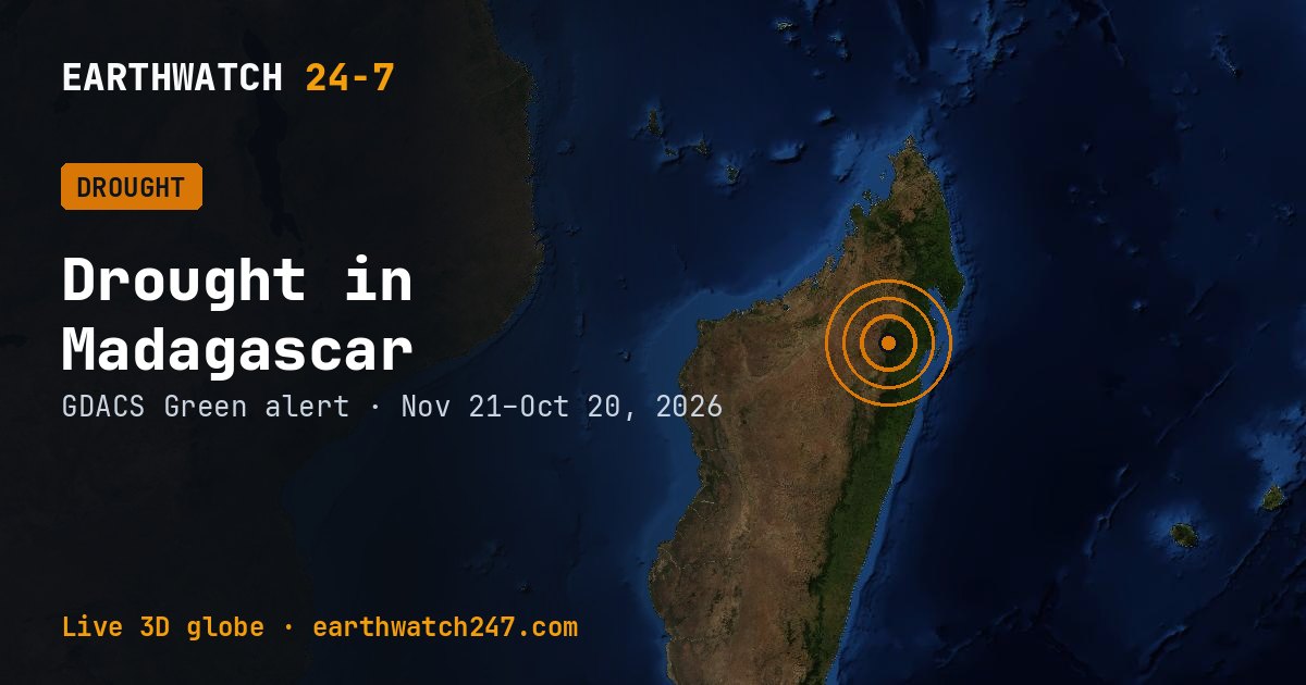 Map: Drought in Madagascar