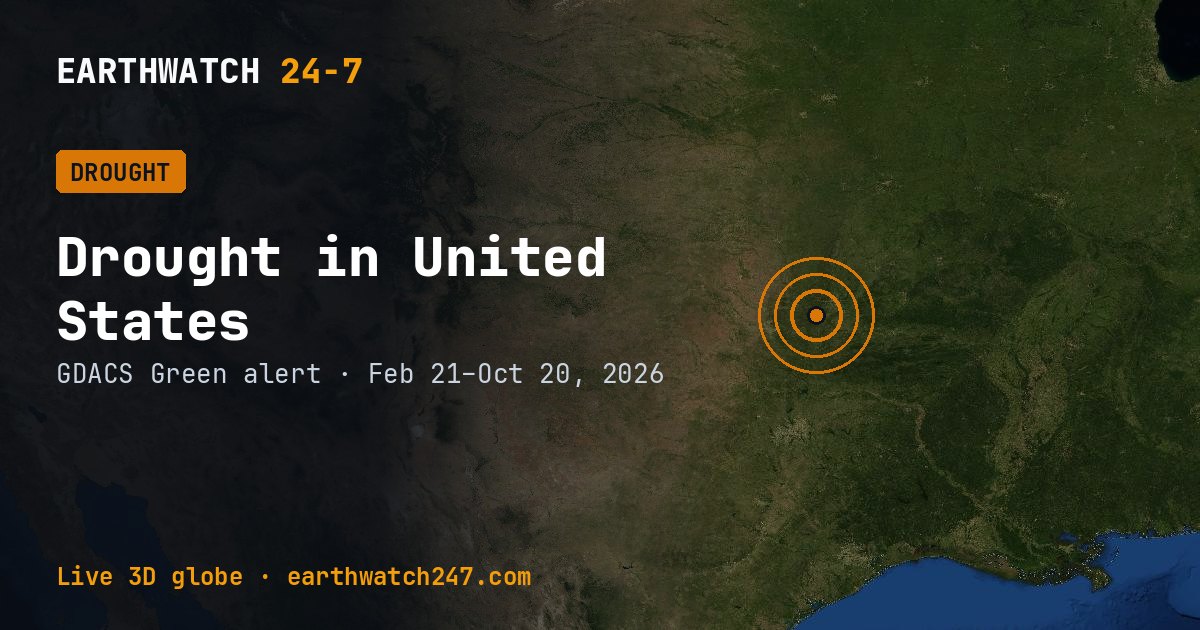 Map: Drought in United States