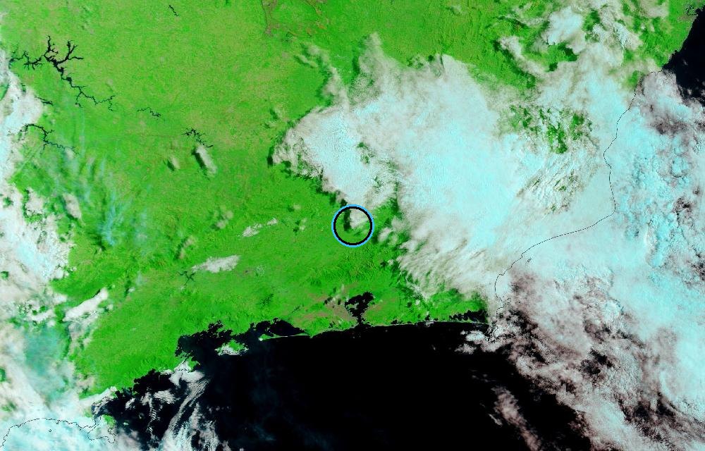 Satellite picture, Before · October 1, 2026