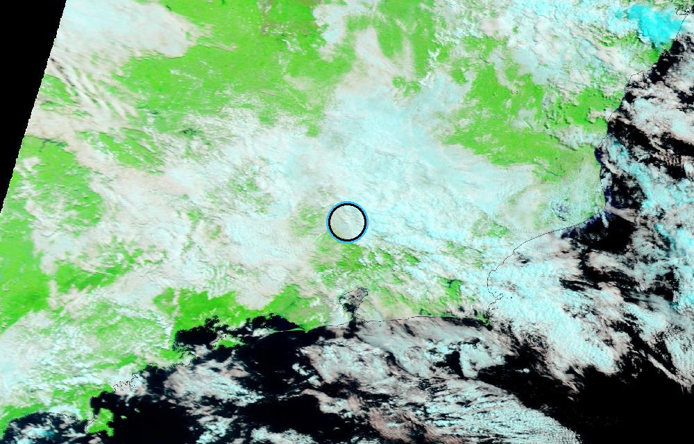 Satellite picture, Latest · October 18, 2026