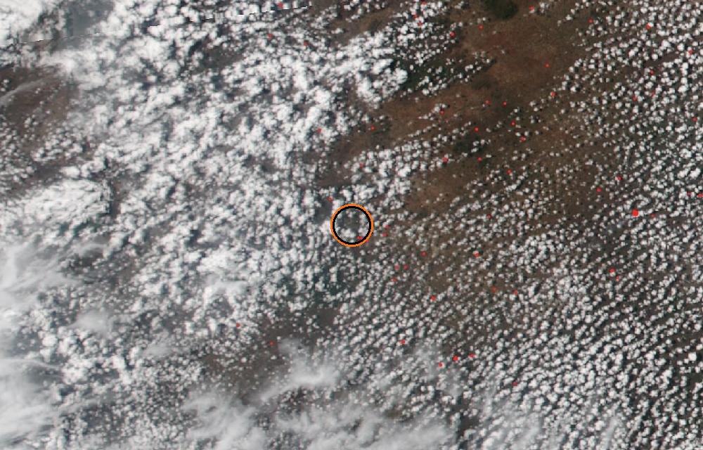 Satellite picture, When tracking began · October 5, 2026