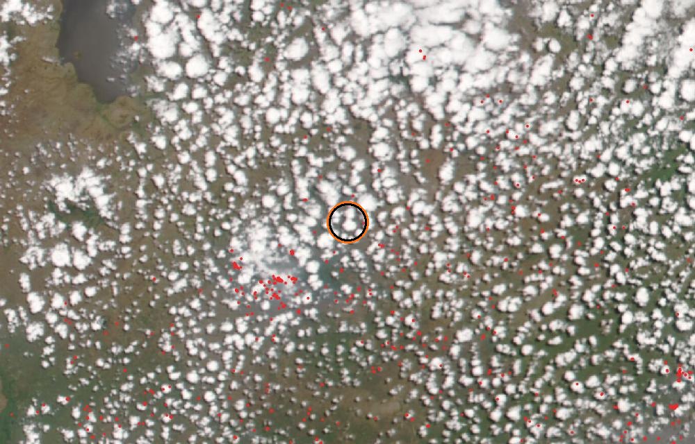 Satellite picture, Latest · October 18, 2026