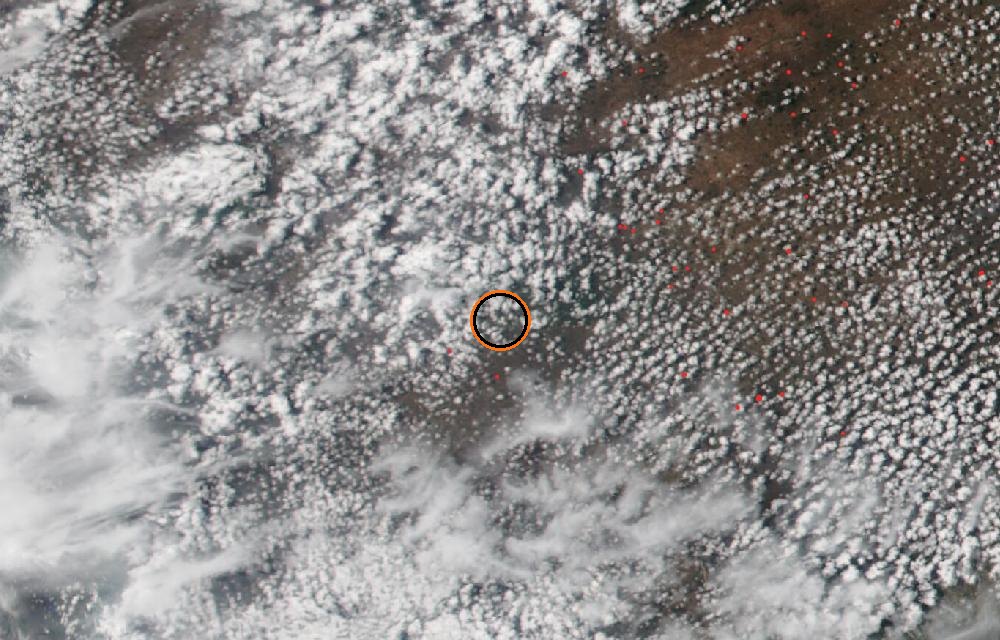 Satellite picture, When tracking began · October 5, 2026