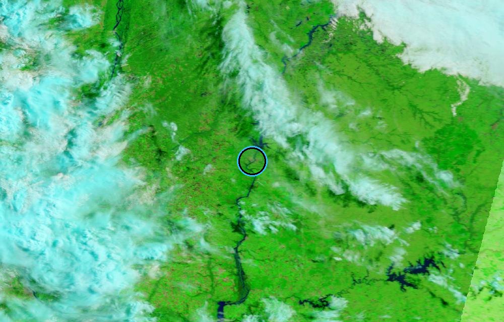Satellite picture, Before · October 6, 2026