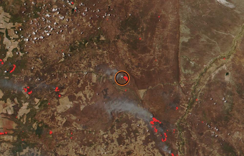 Satellite picture, When tracking began · October 8, 2026