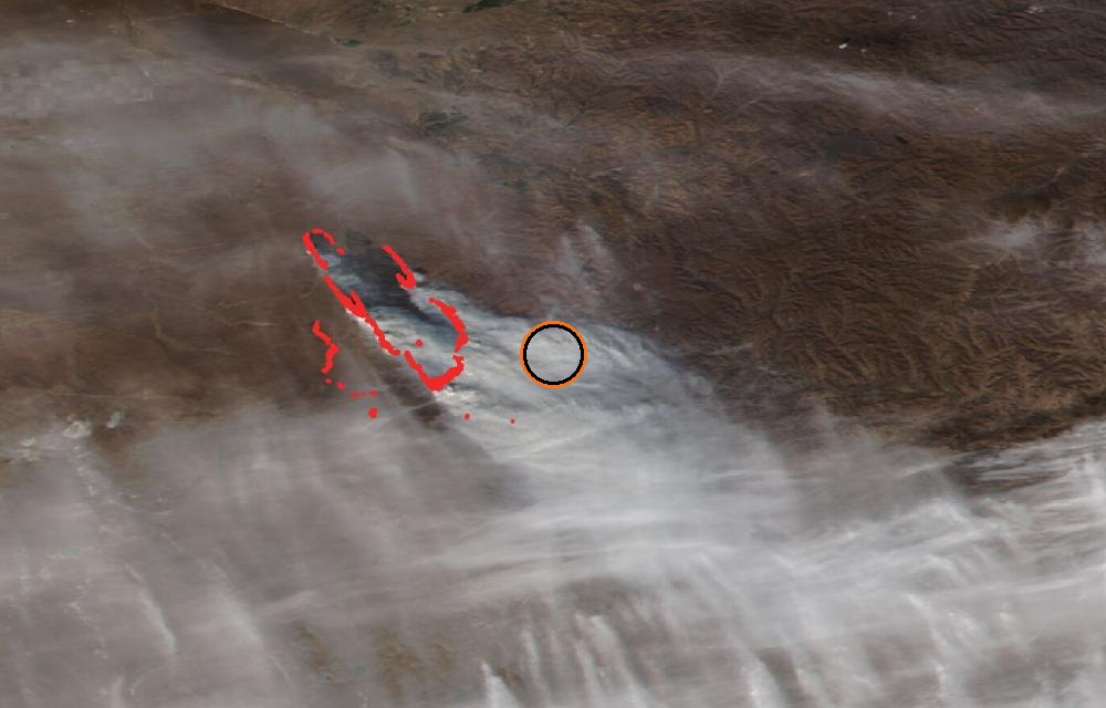 Satellite picture, When tracking began · October 9, 2026