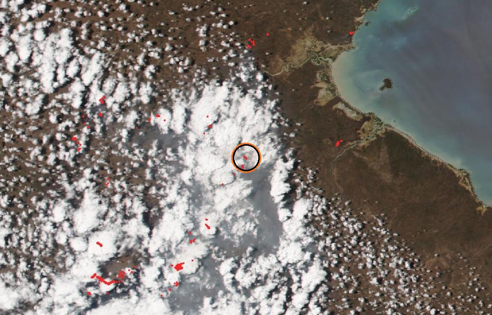 Satellite picture, When tracking began · October 9, 2026