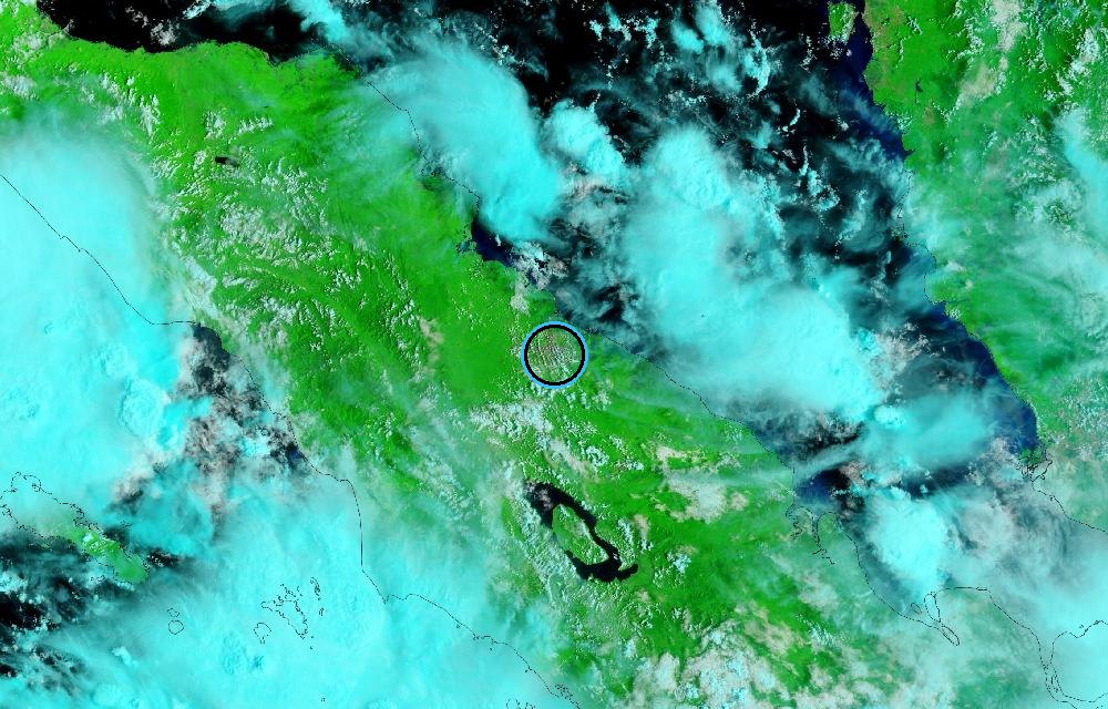 Satellite picture, Before · October 10, 2026