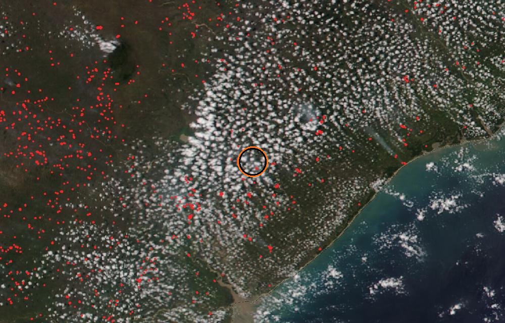 Satellite picture, When tracking began · October 10, 2026