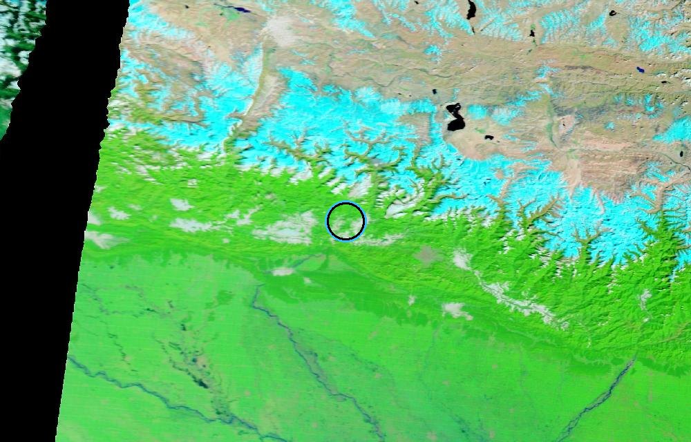 Satellite picture, Before · October 11, 2026