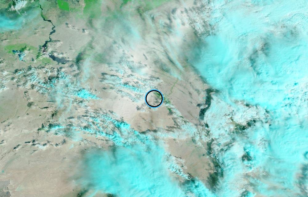 Satellite picture, Before · October 12, 2026