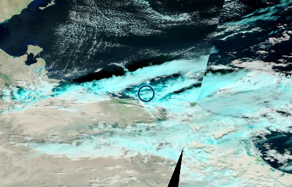 Satellite picture, Before · October 13, 2026