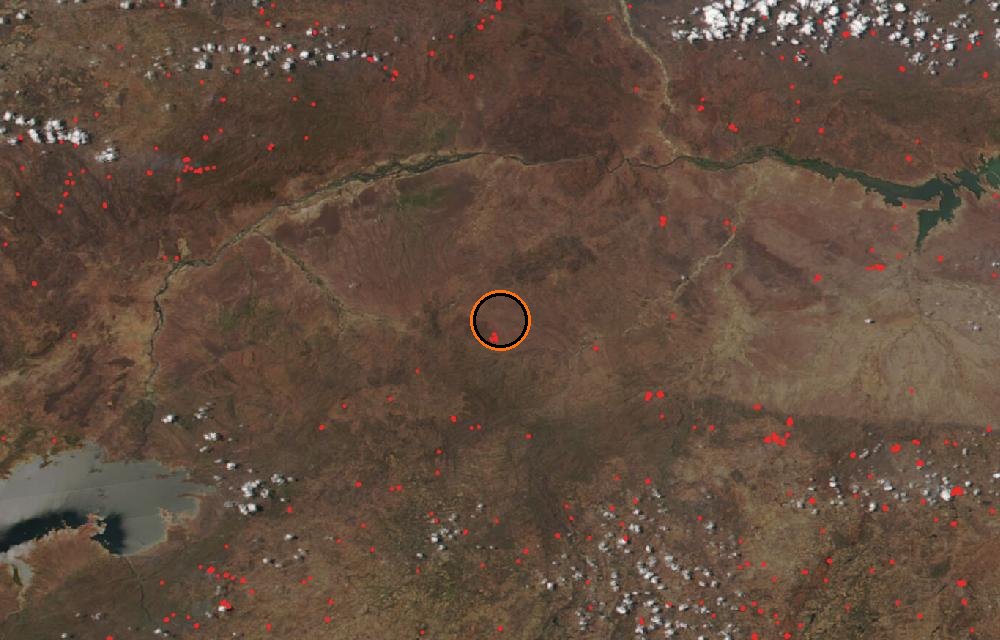 Satellite picture, When tracking began · October 13, 2026