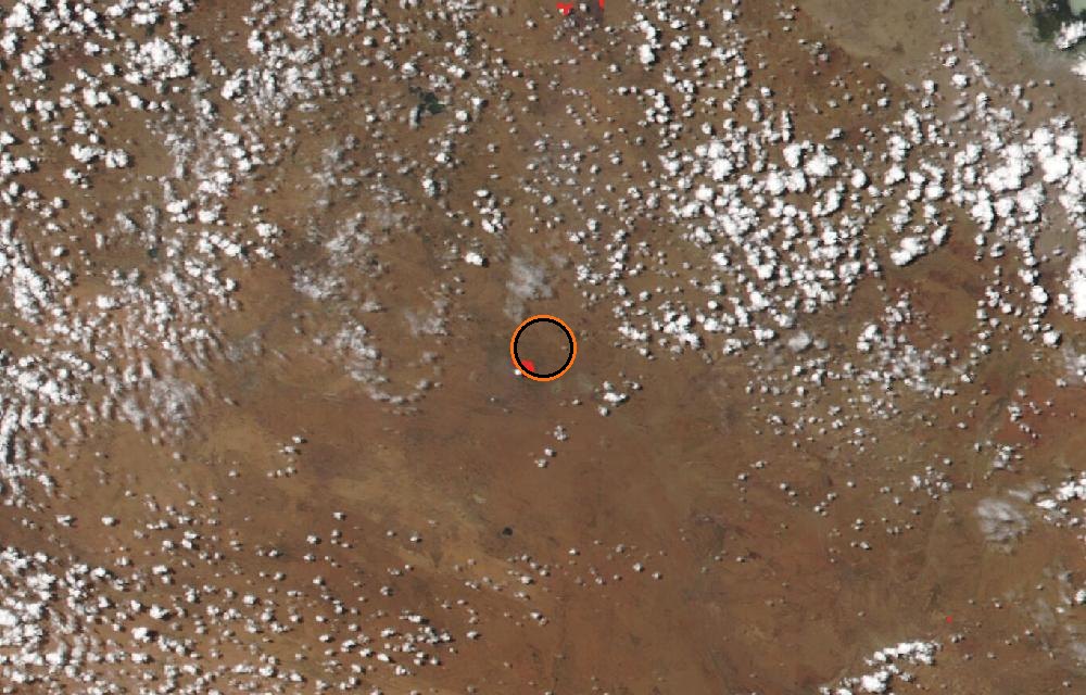 Satellite picture, When tracking began · October 13, 2026