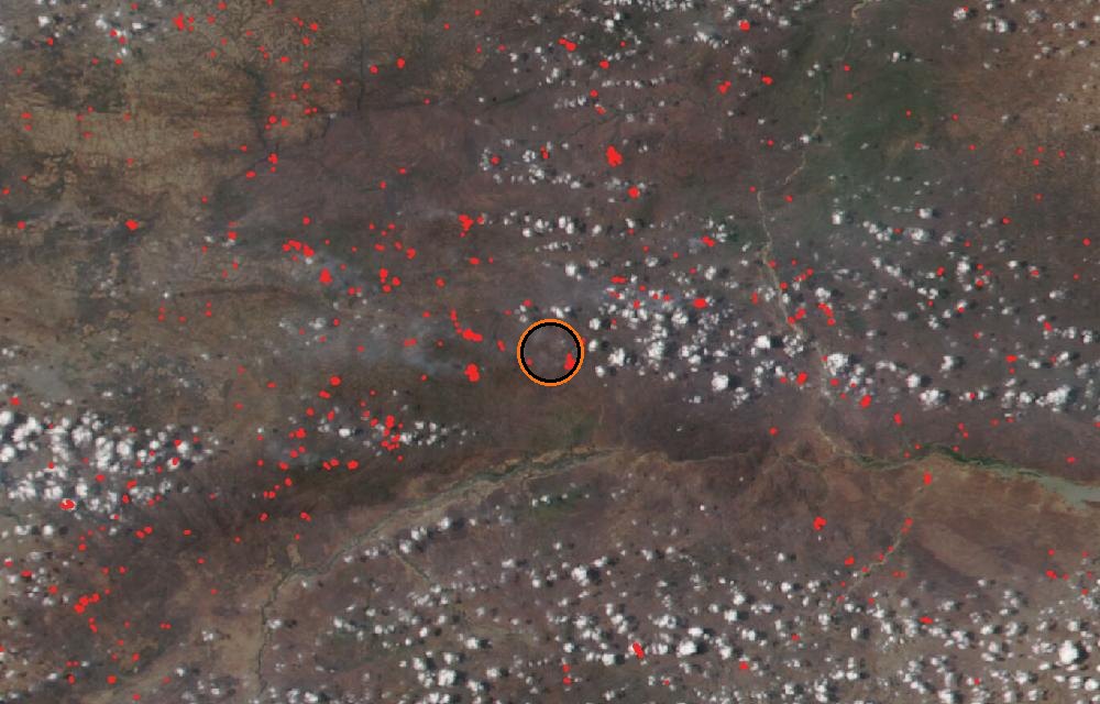 Satellite picture, When tracking began · October 14, 2026