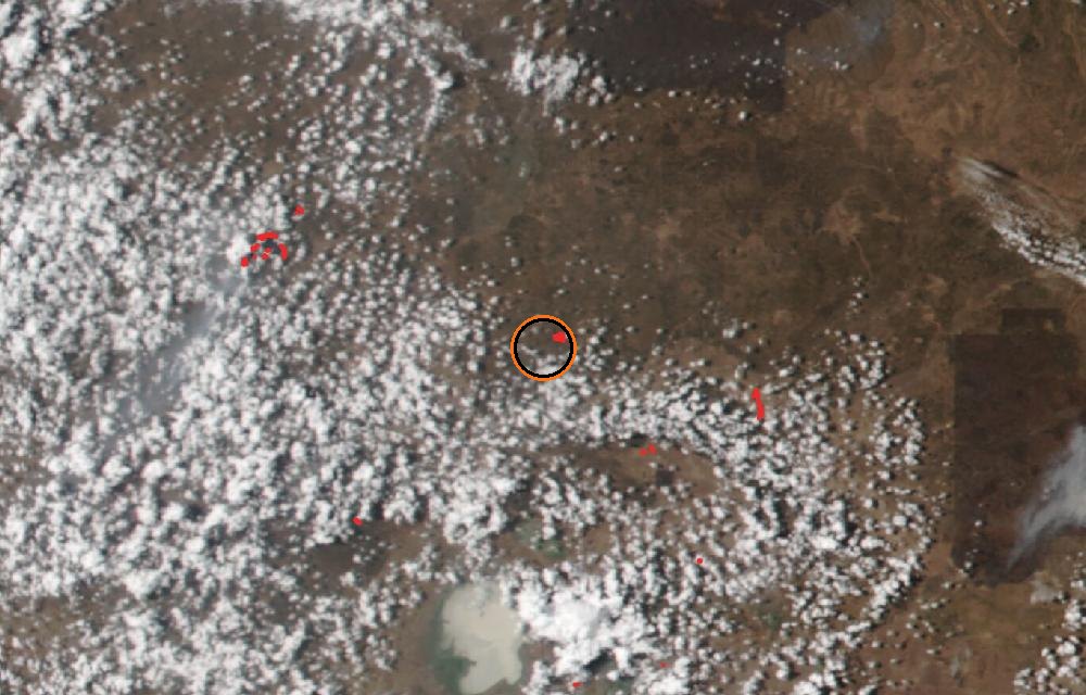Satellite picture, When tracking began · October 14, 2026