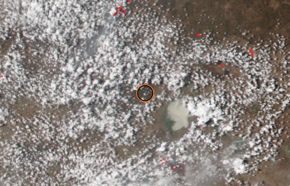 Satellite picture, When tracking began · October 14, 2026