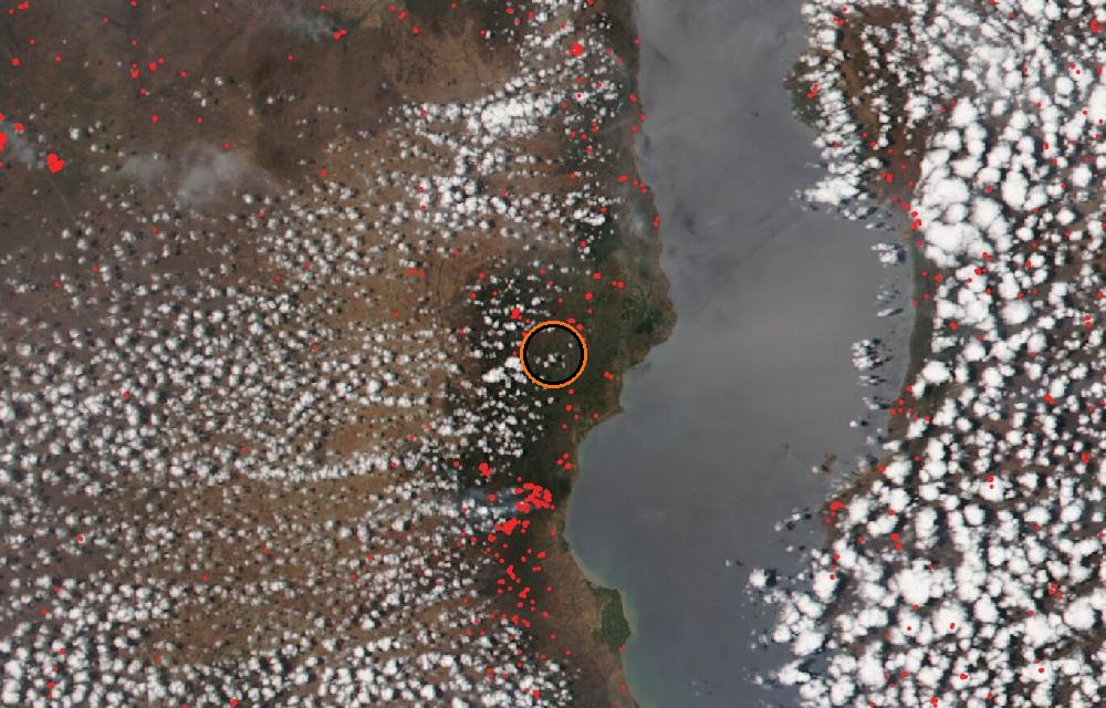 Satellite picture, When tracking began · October 15, 2026