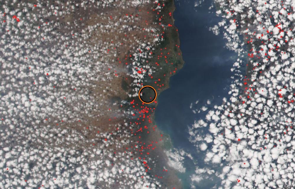 Satellite picture, When tracking began · October 16, 2026