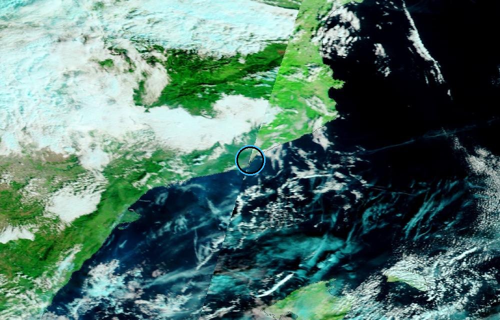Satellite picture, Before · October 17, 2026