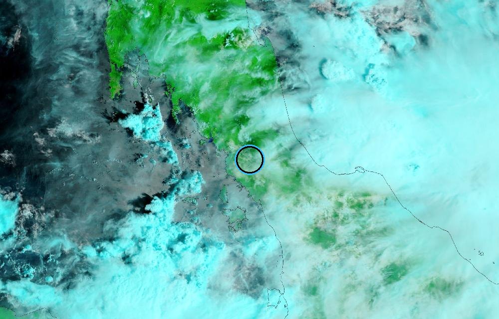 Satellite picture, Before · October 18, 2026