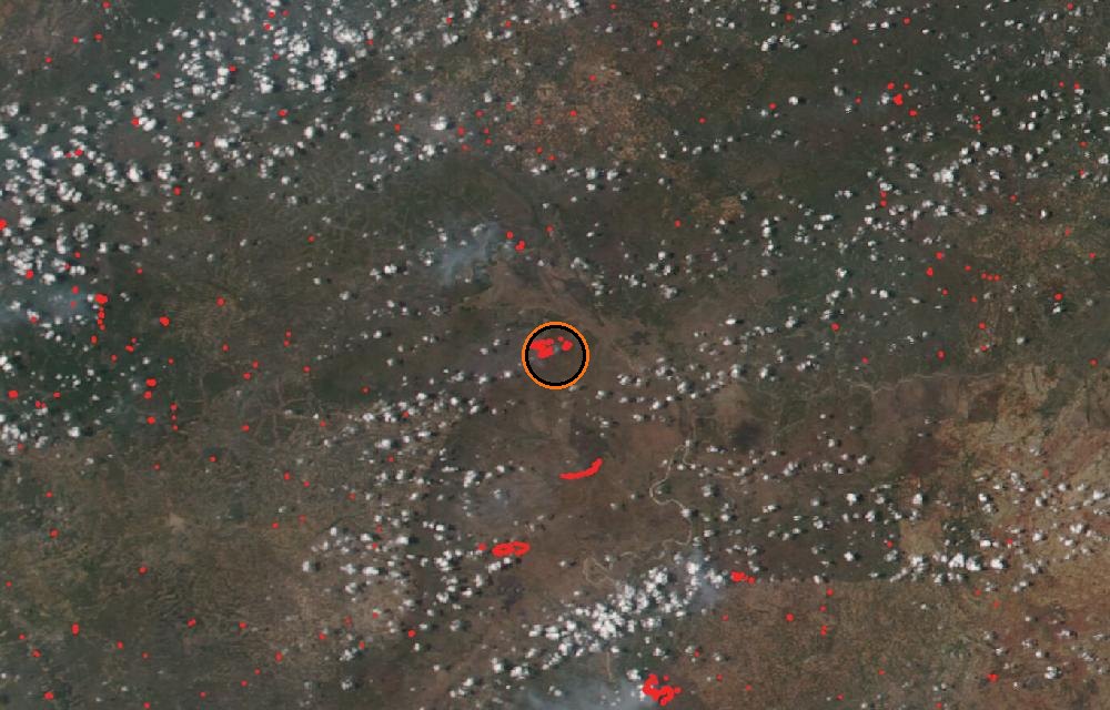 Satellite picture, When tracking began · October 18, 2026
