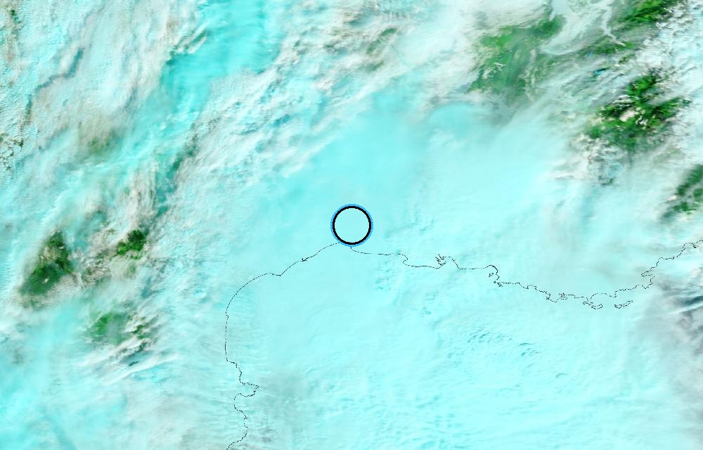 Satellite picture, Before · October 19, 2026