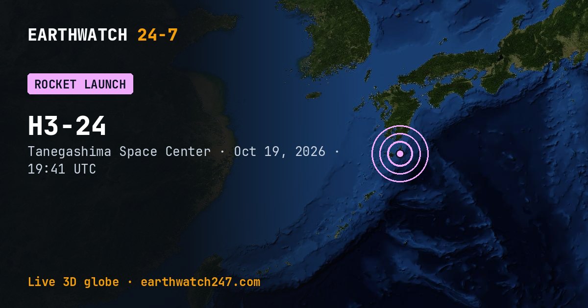 Map: H3-24 launched Martian Moons eXploration