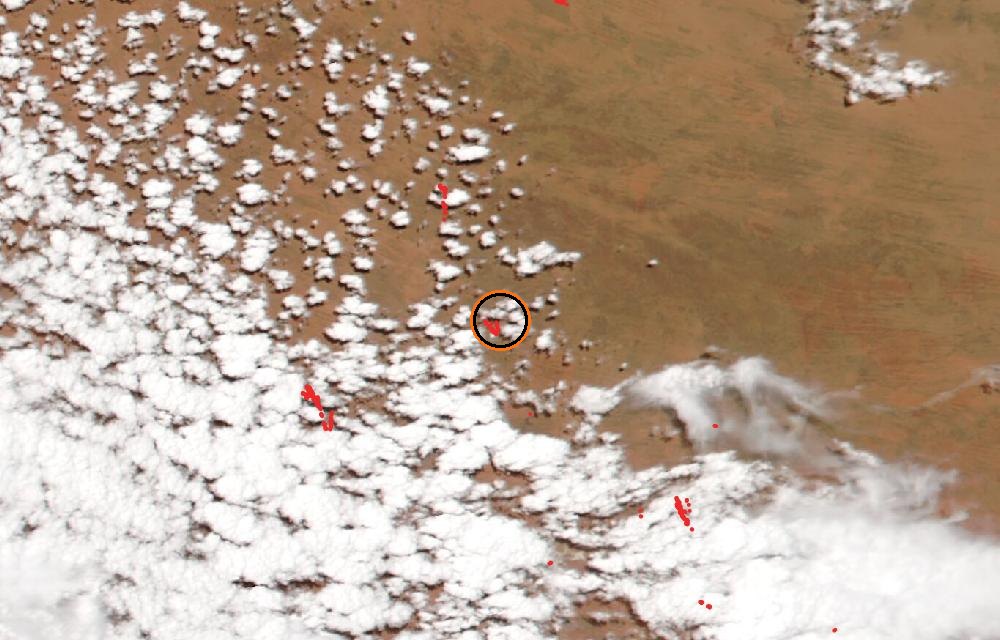 Satellite picture, When tracking began · October 20, 2026