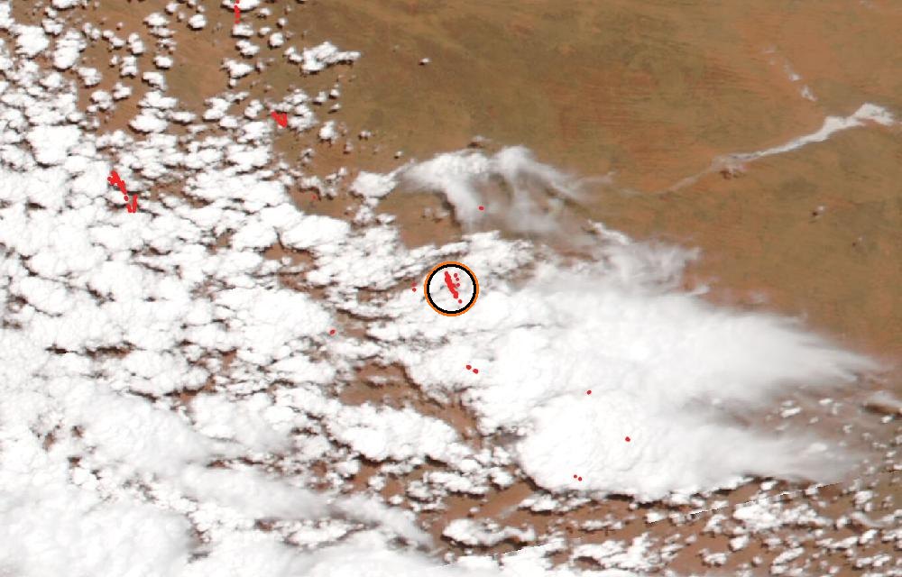 Satellite picture, When tracking began · October 20, 2026