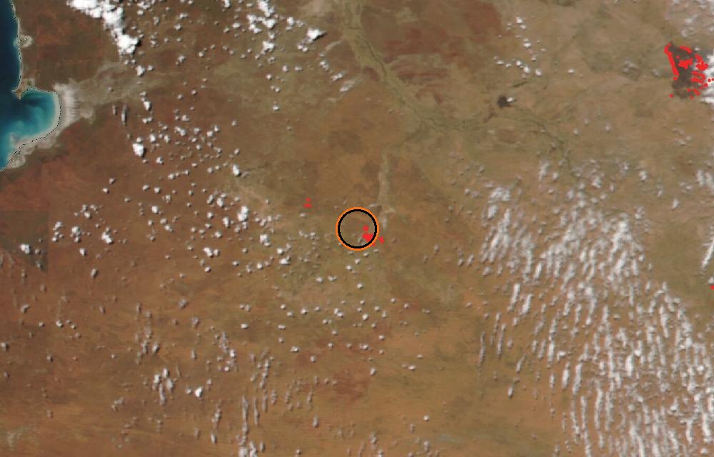 Satellite picture, When tracking began · October 21, 2026