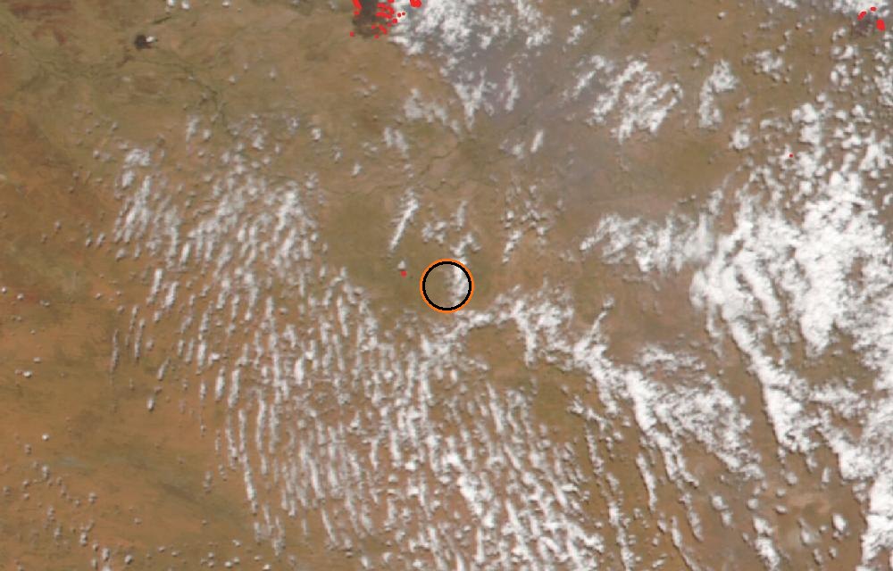 Satellite picture, When tracking began · October 21, 2026