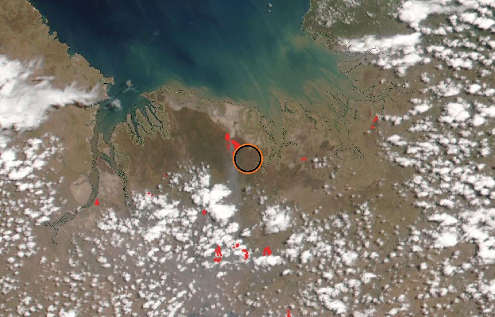 Satellite picture, When tracking began · October 21, 2026