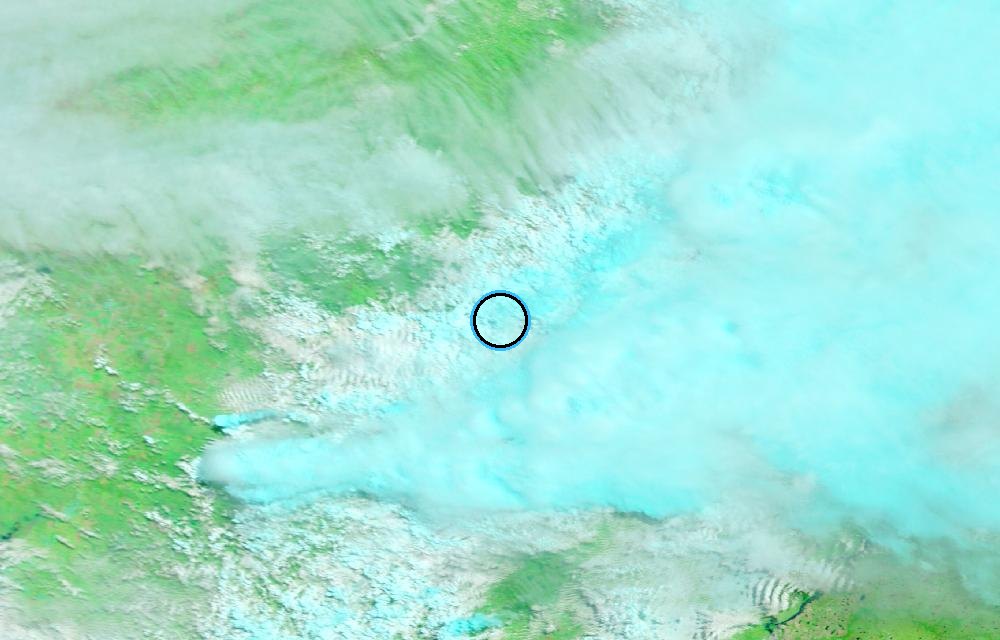 Satellite picture, Before · October 22, 2026