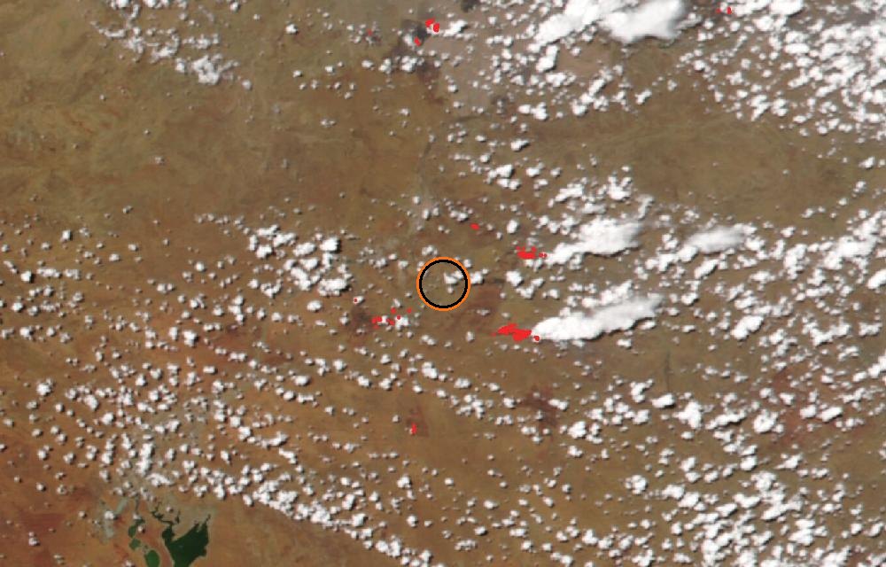 Satellite picture, When tracking began · October 22, 2026