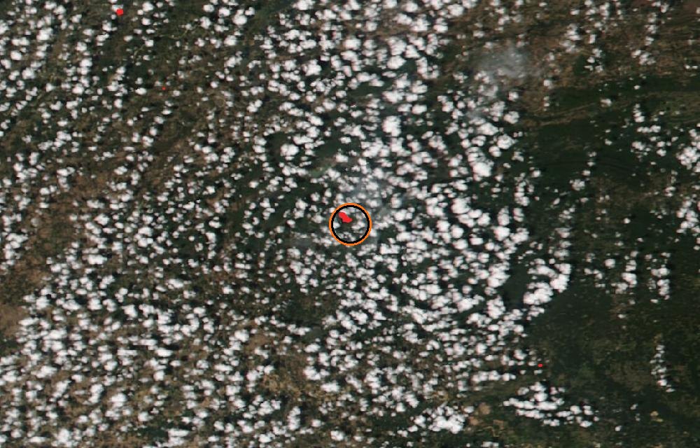 Satellite picture, When tracking began · August 30, 2026
