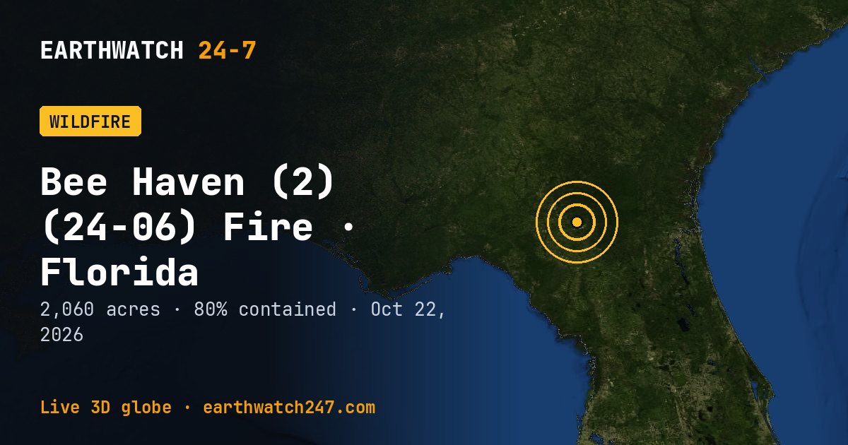 Map: Bee Haven (2) (24-06) Fire, Florida