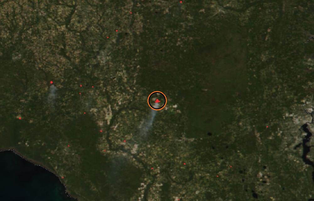 Satellite picture, When tracking began · October 22, 2026