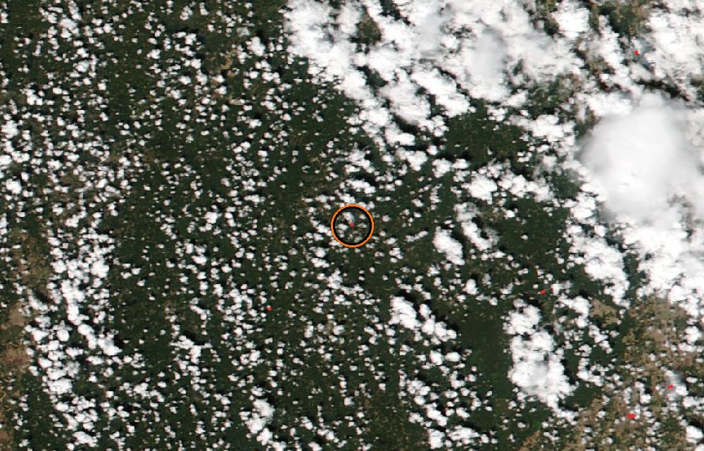 Satellite picture, When tracking began · September 14, 2026