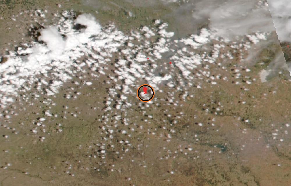 Satellite picture, Satellite view · August 15, 2026