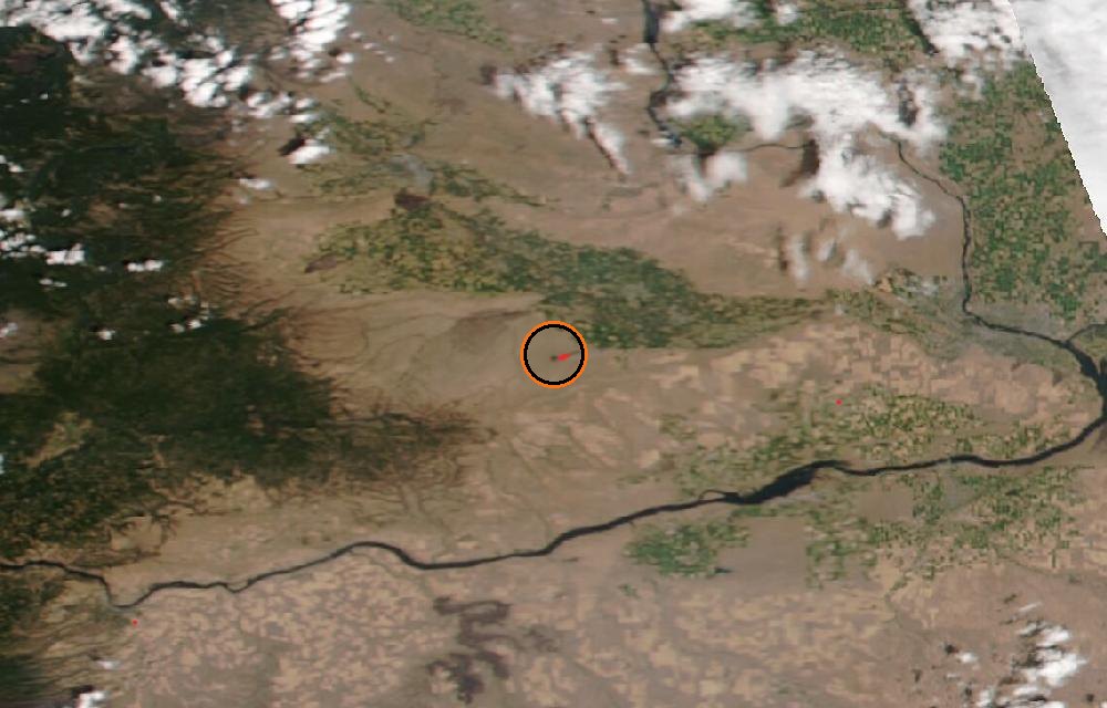 Satellite picture, When tracking began · August 22, 2026