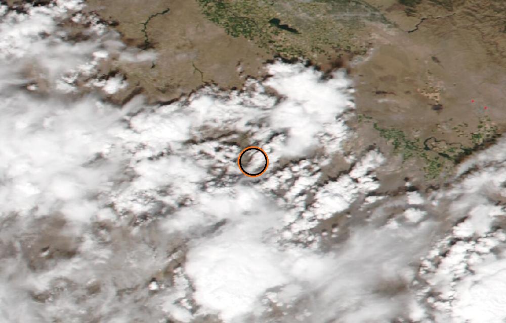 Satellite picture, When tracking began · August 24, 2026