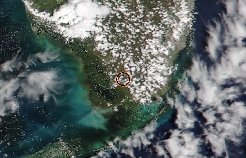 Satellite picture, When tracking began · August 19, 2026