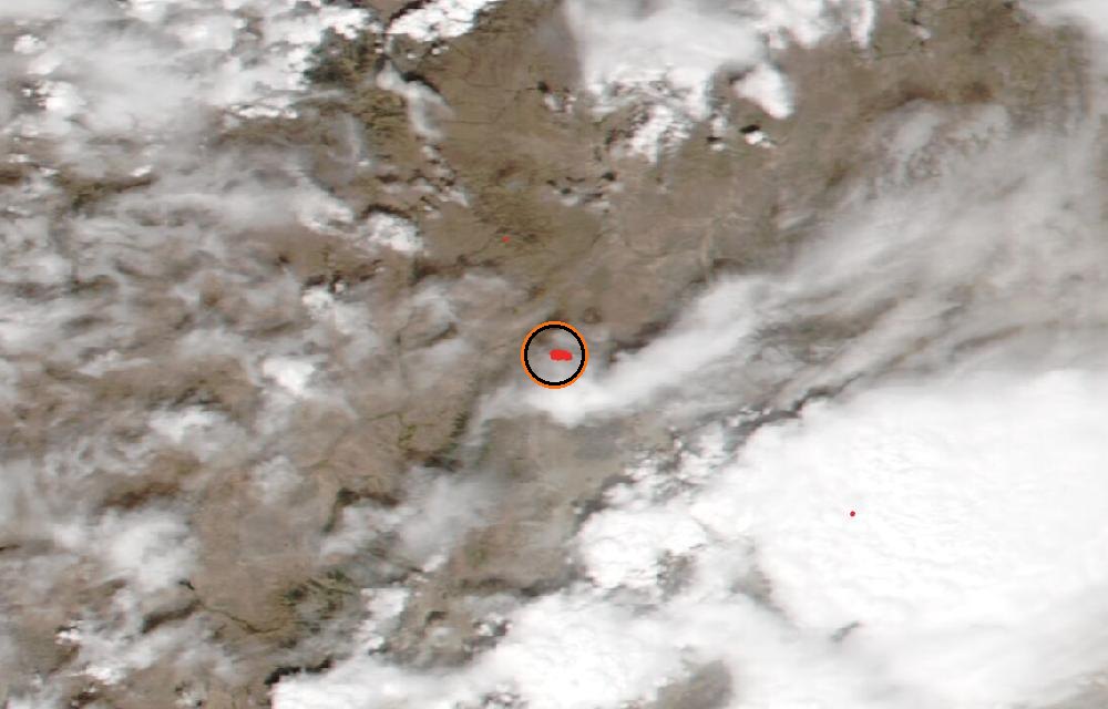 Satellite picture, When tracking began · August 24, 2026