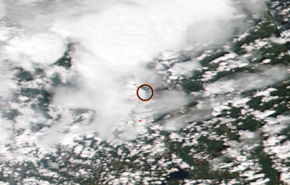 Satellite picture, When tracking began · August 23, 2026