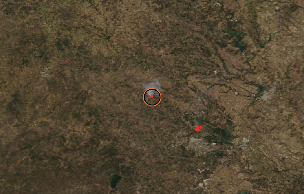 Satellite picture, When tracking began · August 24, 2026