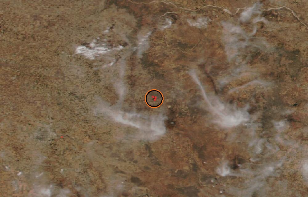 Satellite picture, When tracking began · August 23, 2026