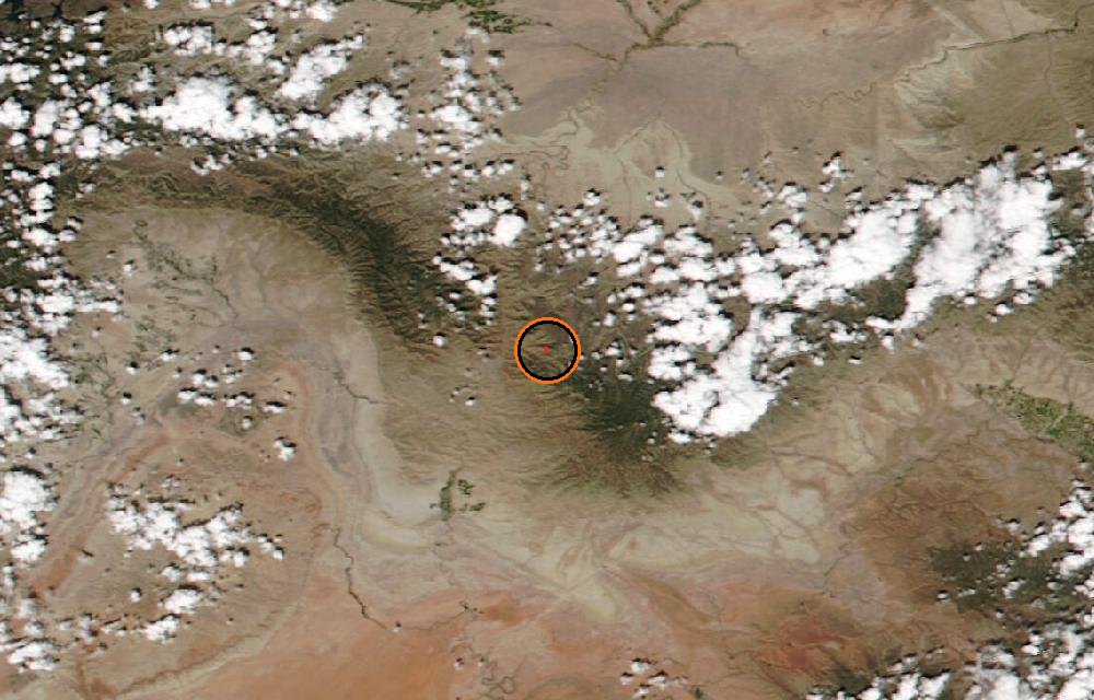 Satellite picture, When tracking began · August 15, 2026