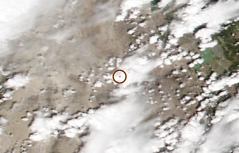 Satellite picture, When tracking began · August 24, 2026