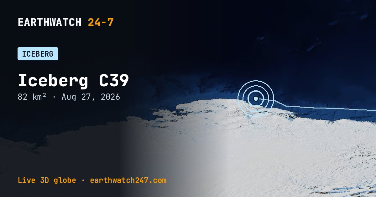 Map: Iceberg C39